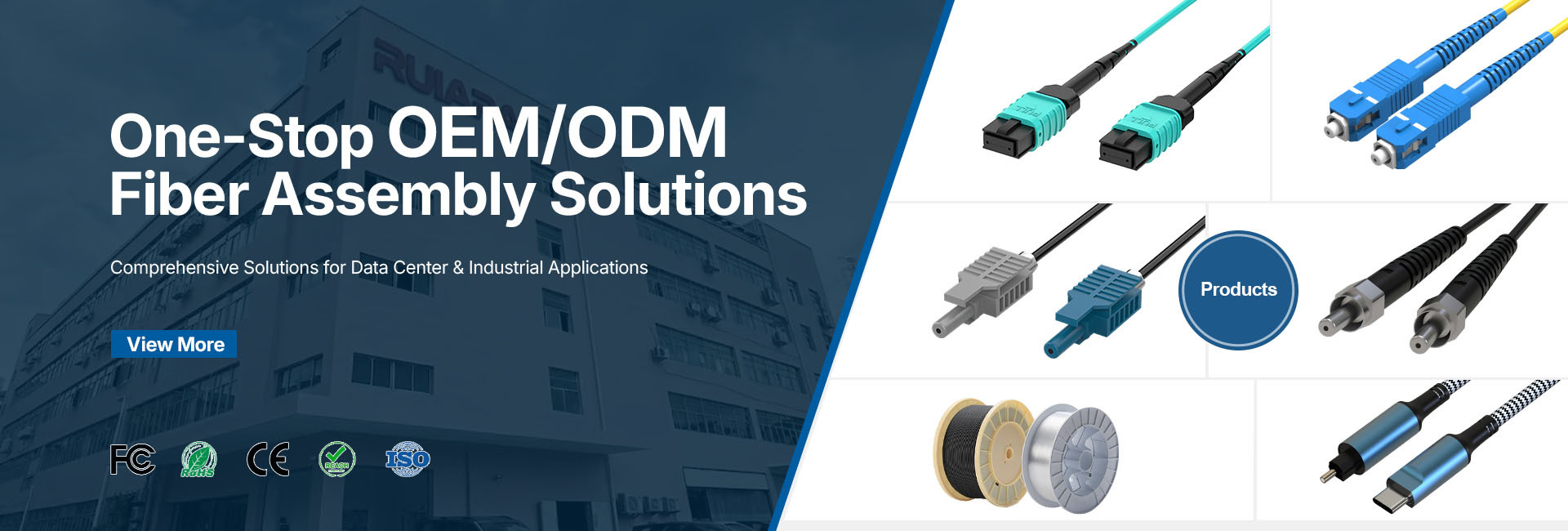 Qualidade Cabo do remendo da fibra de MTP MPO Fábrica