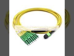 Cabo Breakout de 8 Fibras MPO para 4 x LC Duplex Monomodo | Arnês Breakout 40G QSFP+ PSM4 (G.657.A1)