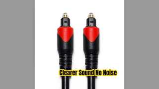 Atualize seu cabo de áudio digital Toslink de som