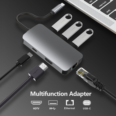 Adaptador Micro USB C para HDTV Adaptador USB C para Mac TV Projeção