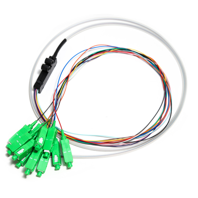 comprar SC APC 12 núcleos Fanout Fibra Óptica Pigtail SM Simplex 1,5 M Fibra Óptica Pigtail/Divisor de Circuito de Ondas de Luz Planar online manufacture
