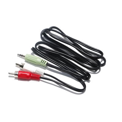 comprar Cabo de áudio digital óptico RCA 2/1 Lotus Connector Dual Sound 2M 3M 5M para DVD PC CD Player online manufacture