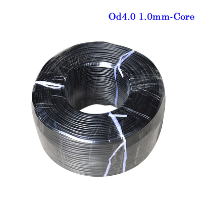 comprar Cabo drop de fibra FTTH Retardador de lame Poliolefina isolado ASU OD4.0 1.0SDI Alta definição para transmissão de sinal online manufacture