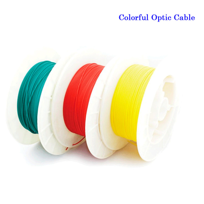 comprar Cabo de fibra óptica de plástico PMMA colorido retardante de chamas poliolefina isolado 5M/10M para decoração de carro/casa online manufacture