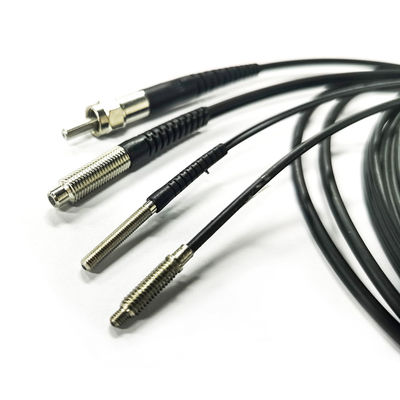 Qualidade  Diffuse Reflection Optical Fiber Sensor M3/M4/M5 Series Connector Antenna 0.8mm 1m Fábrica