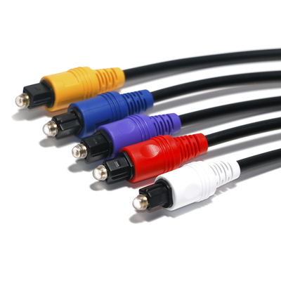 comprar Cabo RCA Cabo de áudio digital óptico 5 cores Conector de plástico 1,5 m - 5 m para DVD CD Player online manufacture