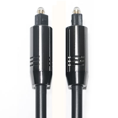 comprar Cabo de áudio óptico Toslink OD5.0 Liga de alumínio preto Óptico PVC banhado a ouro Portas Desempenho de custo para barra de som residencial online manufacture