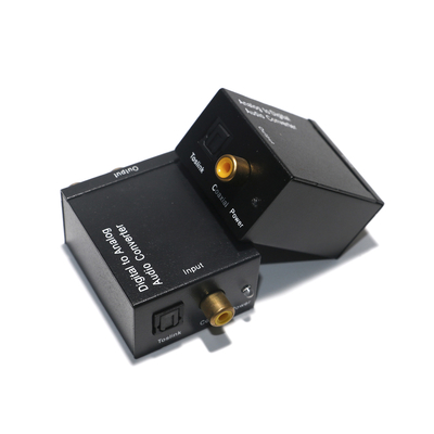 comprar Tomada de fábrica Fibra óptica digital para analógico 3,5 mm Toslink/SPDIF Conversor de áudio DTA10 online manufacture