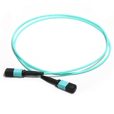 comprar Tomada de fábrica MTP/MPO Optical Patch Chord Blue OM3 Duplex GR-1435-Core para rede WLAN online manufacture