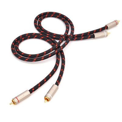 comprar Cabo de áudio digital ROHS RCA SPDIF 3,5 mm banhado a ouro com textura malha malha 5.1 online manufacture