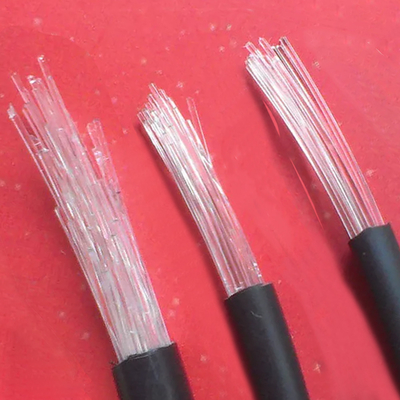 comprar Tomada de fábrica POF 10mX 6mm Diâmetro externo PVC PMMA Plástico Preto Jaqueta Brilho Cabo de Fibra Óptica Para Luz Decorativa online manufacture