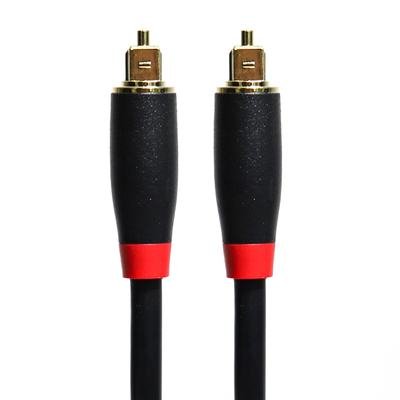 comprar Preço de fábrica de alta qualidade 24K Cabo Toslink de áudio digital óptico ABS banhado a ouro Ject 1,5 M online manufacture