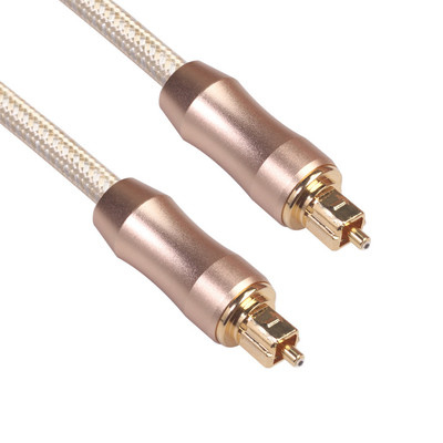 comprar A corda audio ótica de Knited da tomada do ouro do cabo de TOSLINK geou o teatro de casa do CD de Shell 1.2M For/DVD Soundbar online manufacture