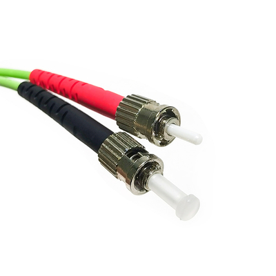 Fibra - cabo de remendo frente e verso multimodo ST-LC da fibra do ST milímetro OM2 50/125 3.0mm do cabo ótico UPC, 1M/2M/3M/5M/10M