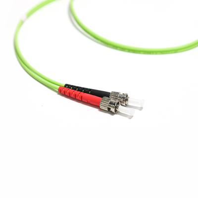 Fibra - cabo de remendo frente e verso multimodo ST-LC da fibra do ST milímetro OM2 50/125 3.0mm do cabo ótico UPC, 1M/2M/3M/5M/10M