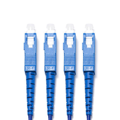 Fibra óptica patch cord FC SC modo múltiplo multi-núcleo 4-4 para câmera de vigilância interior sala de computador fiação 3 m 5 m 8 m