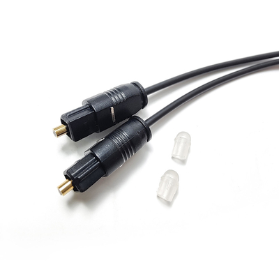 Preço de fábrica SPDIF Toslink Cabo de áudio óptico OD4.0 Ultra fino para barra de som doméstico/Mini CD 1,5M 2M