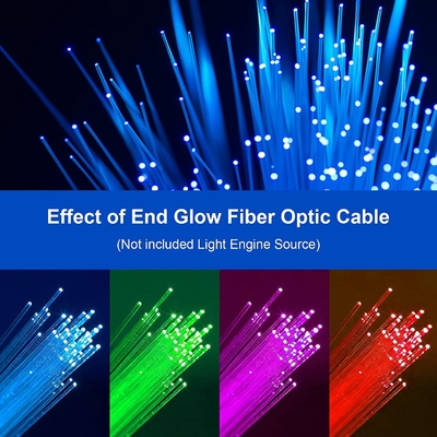 Tipo coaxial grande preço do cabo de fibra ótica de POF OD1.3 Om1 Om2 PMMA de fábrica da abertura para o transporte do sinal/Docrating