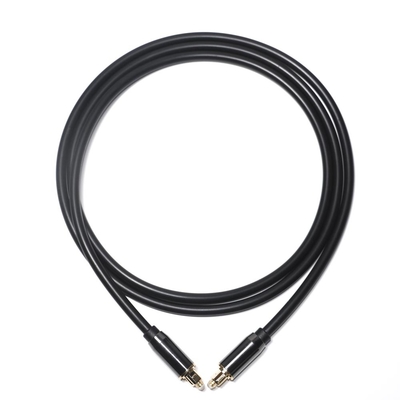 Toslink OD4.0 cabo de áudio óptico digital 24 k conector de metal para home theater barra de som tv leitor de dvd 1 m 3 m 5 m