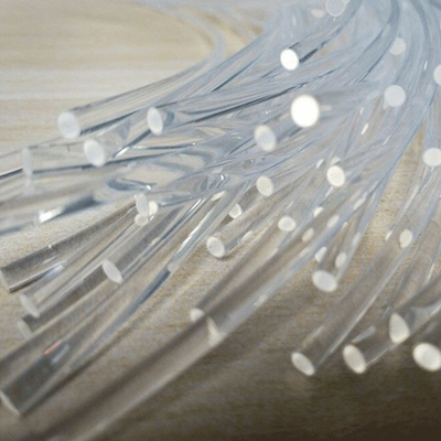 Cabo de queda de fibra FTTH PMMA Núcleo 0,25 mm-10 mm Fibra óptica de plástico transparente para data/sinal de transmissão