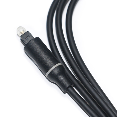 1.5M - 5M Toslink Cabo Digital OD4.0 Conector de Plástico Preto Para Home Theater CD Soundbar