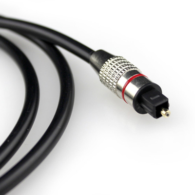 TOSLINK cabo de áudio digital ótico banhado metal shell conector dourado para home theater cd player 1 m/2 m/3 m