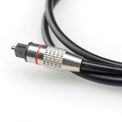 TOSLINK cabo de áudio digital ótico banhado metal shell conector dourado para home theater cd player 1 m/2 m/3 m