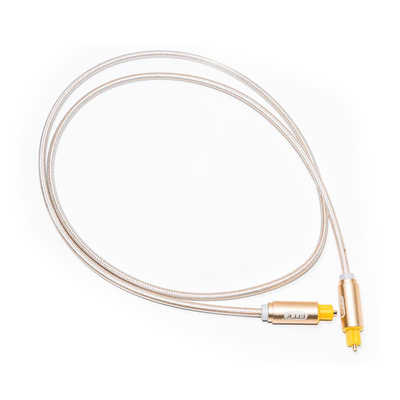 Corda de malha Toslink com concha de metal fosco chapeado OD4.0 plug para alto-falante de carro cabo digital barra de som