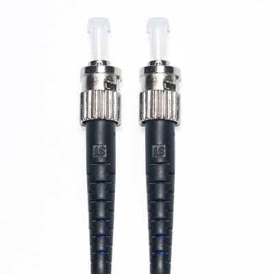 Patch Cord de Fibra Óptica ST Dual-Core Dual-Mode 1/1 para Rede de Conexão WLAN LAN