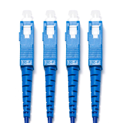 SC LC Fibra Óptica Patch Cord Multimodo Dual-Core OM3 4/4 10G para Survailiance WLAN LAN