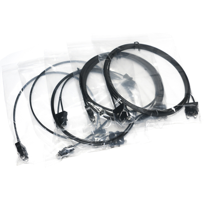 Cabo de fibra óptica de plástico OD2.2 de 180dB/Km para teste de equipamento, sistema servo de conector de máquina