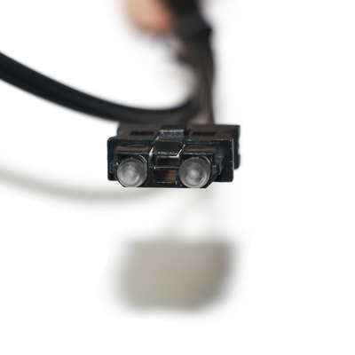 Cabo de fibra óptica de plástico OD2.2 de 180dB/Km para teste de equipamento, sistema servo de conector de máquina