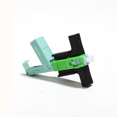 Conector manual reutilizável para redes FTTH padrão SC polidas APC/UPC