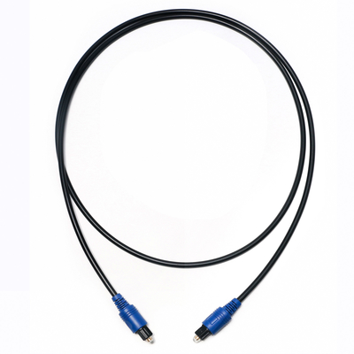 Preço de fábrica Novo Cabo de Fibra Óptica Digital Toslink Corda de PVC Banhado a Azul Shell Som HiFi Para Home Theater