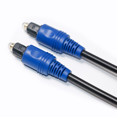 Preço de fábrica Novo Cabo de Fibra Óptica Digital Toslink Corda de PVC Banhado a Azul Shell Som HiFi Para Home Theater