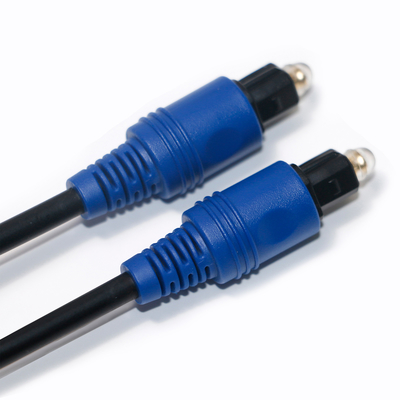 Preço de fábrica Novo Cabo de Fibra Óptica Digital Toslink Corda de PVC Banhado a Azul Shell Som HiFi Para Home Theater