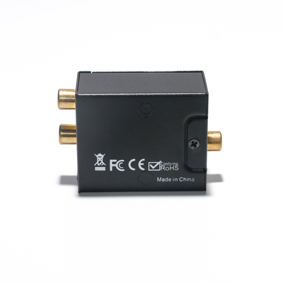 Tomada de fábrica Fibra óptica digital para analógico 3,5 mm Toslink/SPDIF Conversor de áudio DTA10