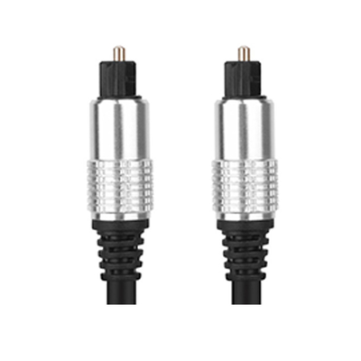 Preço de fábrica Brand New Toslink Fiber Optical Cable Gold Port Plated White Alumium Shell For Home Theatra 1.2M