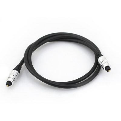 Preço de fábrica Brand New Toslink Fiber Optical Cable Gold Port Plated White Alumium Shell For Home Theatra 1.2M