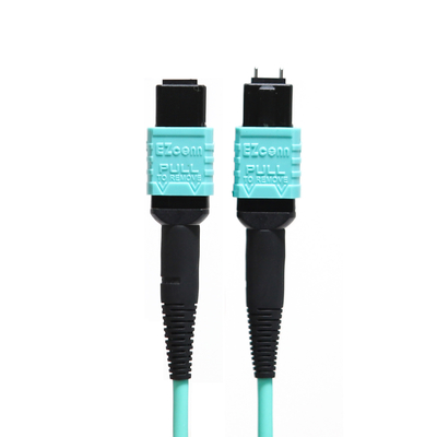 Tomada de fábrica MTP/MPO Optical Patch Chord Blue OM3 Duplex GR-1435-Core para rede WLAN
