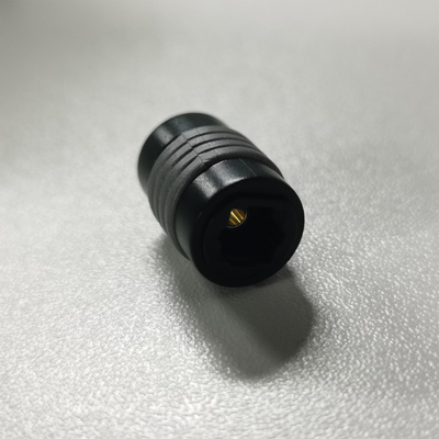 Cabo de áudio óptico Toslink conector fêmea adaptador de conector de cabo de extensão, preto