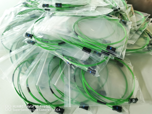Adaptador fêmea de cabo de desvio de loop de fibra óptica de 22 cm mais verde oliva para BGM Mercedes