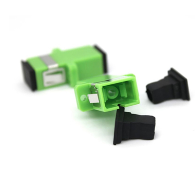 Adaptador de conector de fibra óptica SC/UPC SM Flange monomodo Simplex Acoplador SC-SC APC