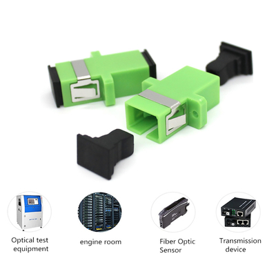 Adaptador de conector de fibra óptica SC/UPC SM Flange monomodo Simplex Acoplador SC-SC APC