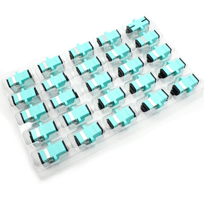 Adaptador de conector de fibra óptica SC/UPC SM Flange monomodo Simplex Acoplador SC-SC APC