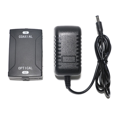 Conversor de Fibra Óptica Coaxial para Óptico Conversor SPDIF 1.4 Divisor 4K × 2K Suporte 3D