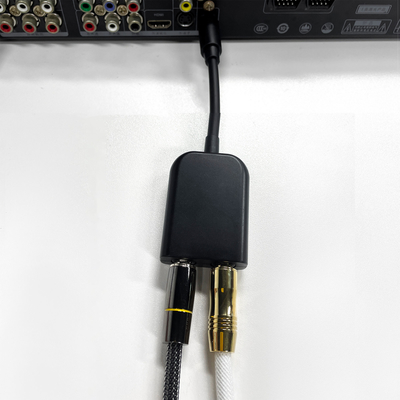 Digital Toslink Fibra Óptica Splitter 1 em 2 Saída Cabo Adaptador de Áudio Aprimoramento de Sinal