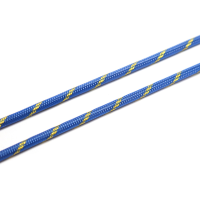 Corda de cabo óptico de saída de fábrica, PVC de cor e padrão alternativos, corda de bainha LSZH tecida OD2.2/4.0/5.0/6.0