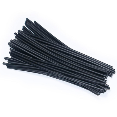Tomada de fábrica POF 10mX 6mm Diâmetro externo PVC PMMA Plástico Preto Jaqueta Brilho Cabo de Fibra Óptica Para Luz Decorativa