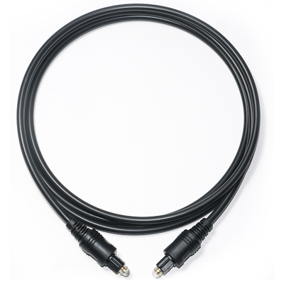 [Tomada de fábrica] Cabo Toslink Áudio óptico digital Cabo preto OD4.0 PVC Para barra de som de TV Receptor AV Console de jogos